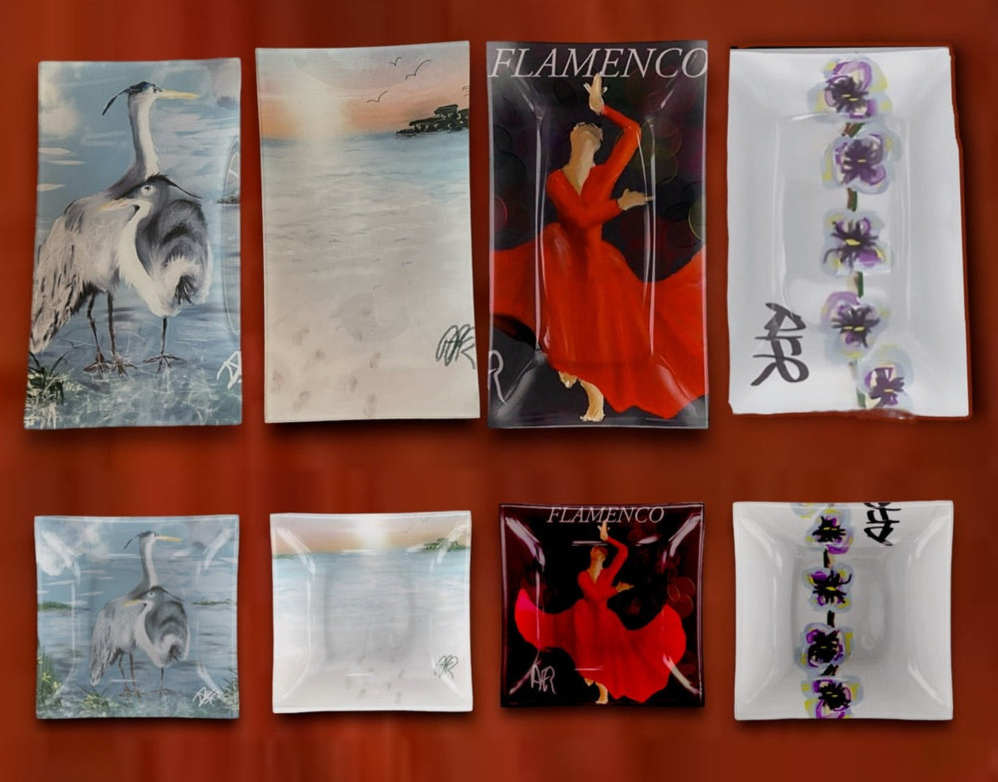 Glass Platters 2 Ways 4 Prints - AFRArt2U