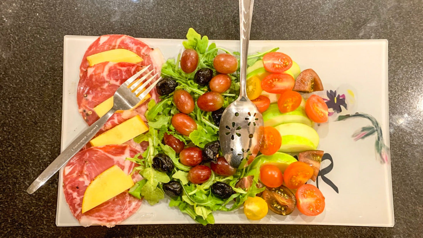 Rectangular Glass Platters in 4 Prints. - AFRArt2U