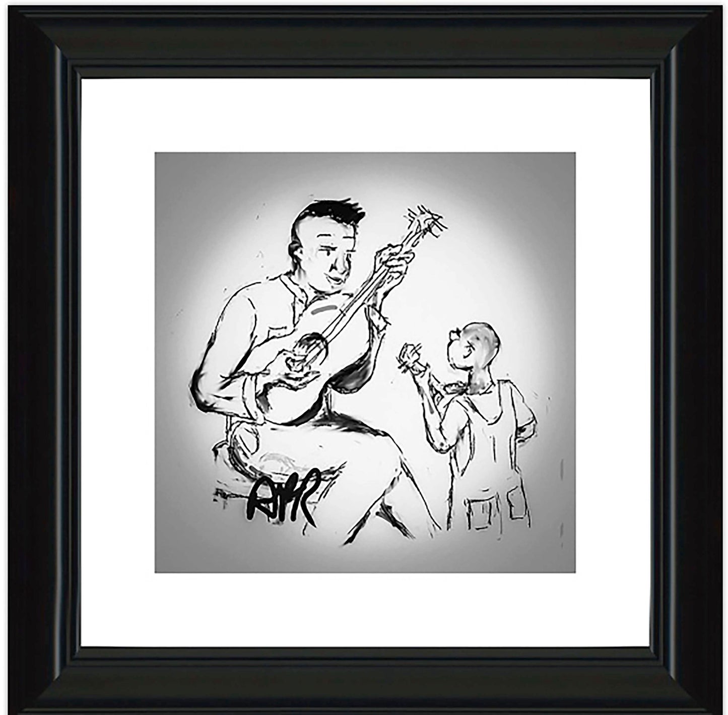 Celebrating Dads - Framed Prints - AFRArt2U