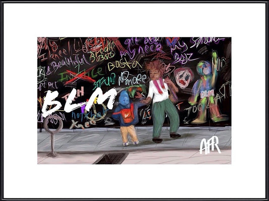 Everything BLM - 6 Products with the signature AFR Art Print. Beginning at $22.00 - AFRArt2U