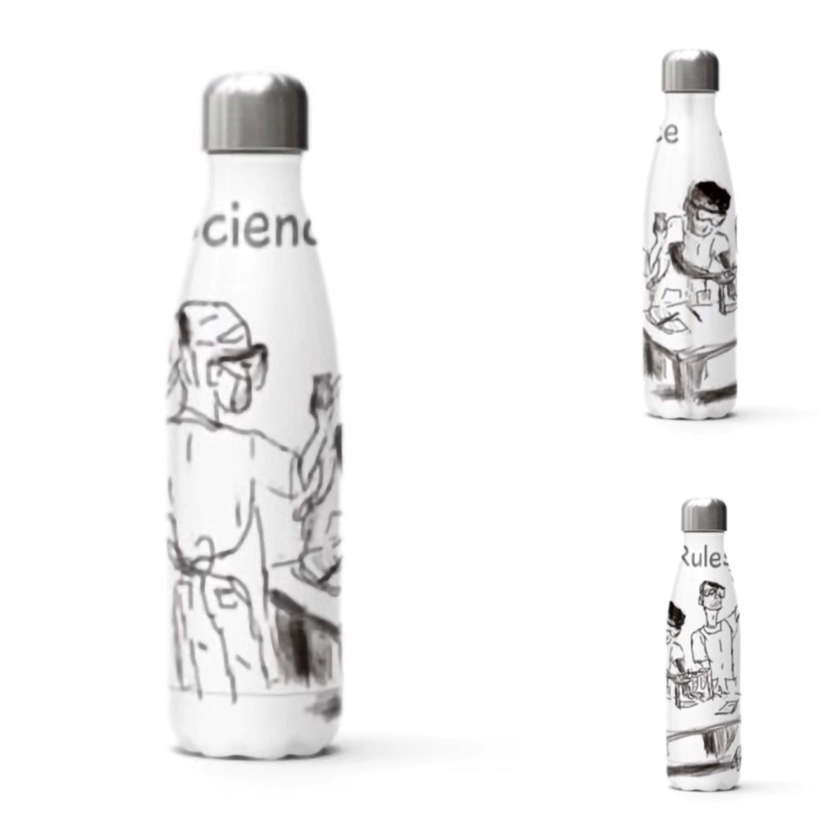 Stainless Steel Water Bottle/Thermos in 5 Prints - AFRArt2U
