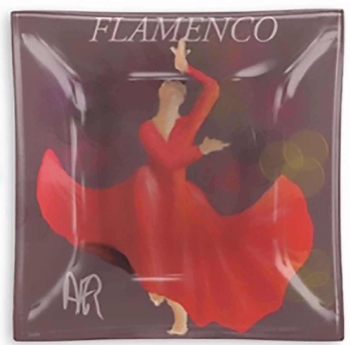 Large Square Glass Platters in 4 AFR Prints - AFRArt2U