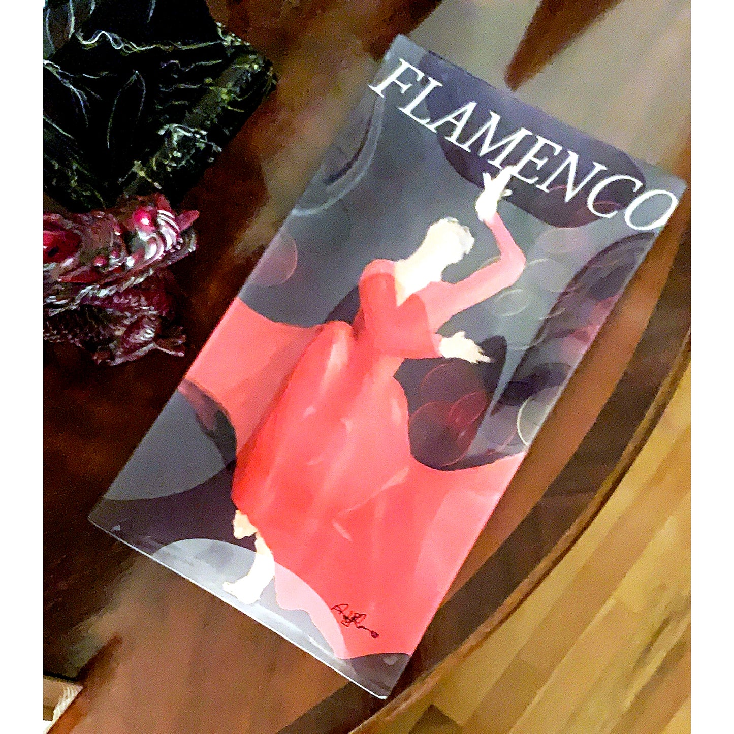 Flamenco Rectangular Glass Tray - AFRArt2U