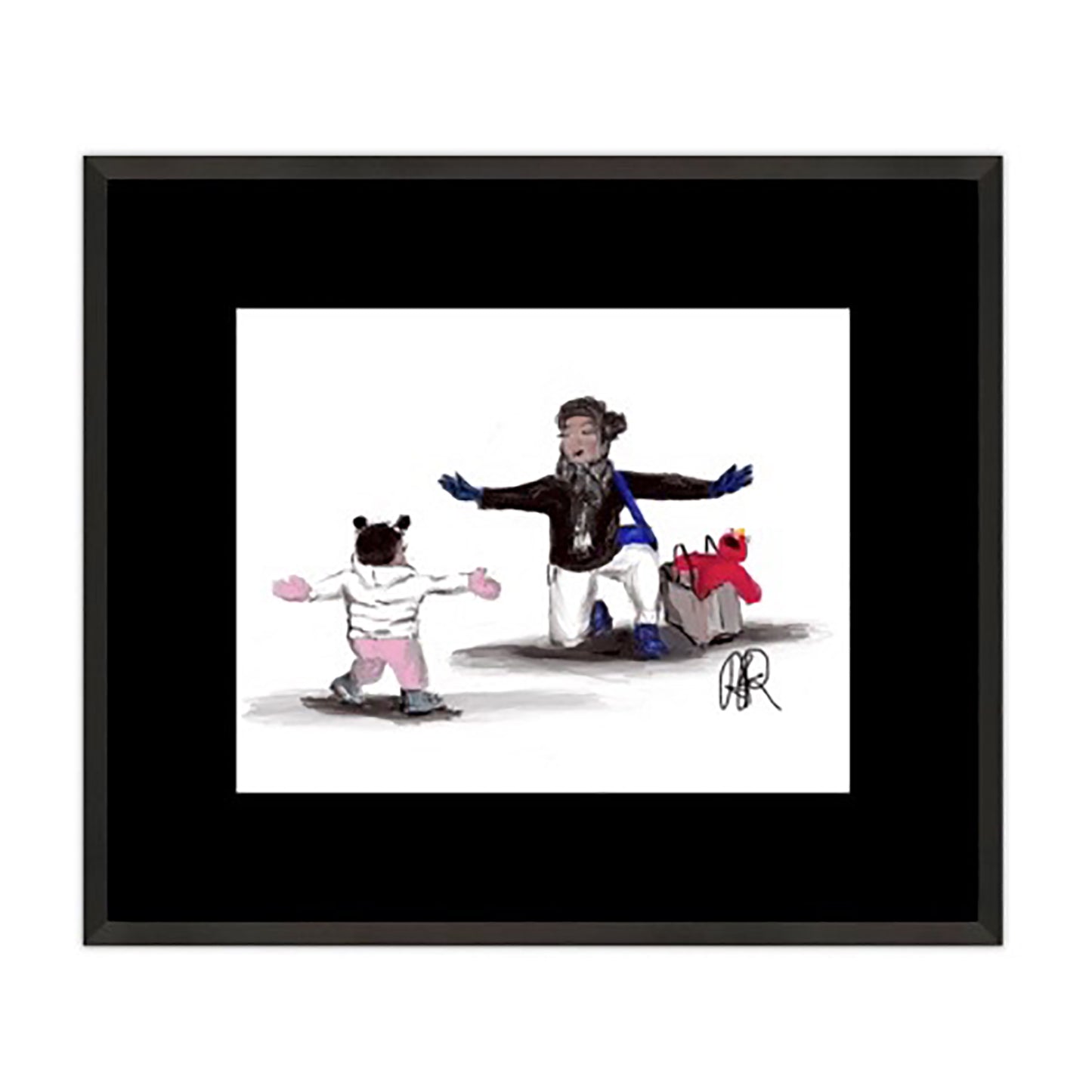 Mother's Love 1 Framed Print - AFRArt2U