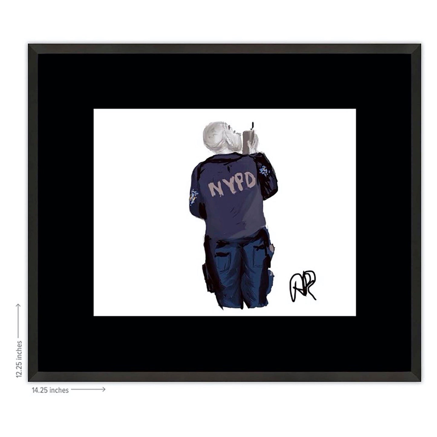 NYPD Framed Print - AFRArt2U