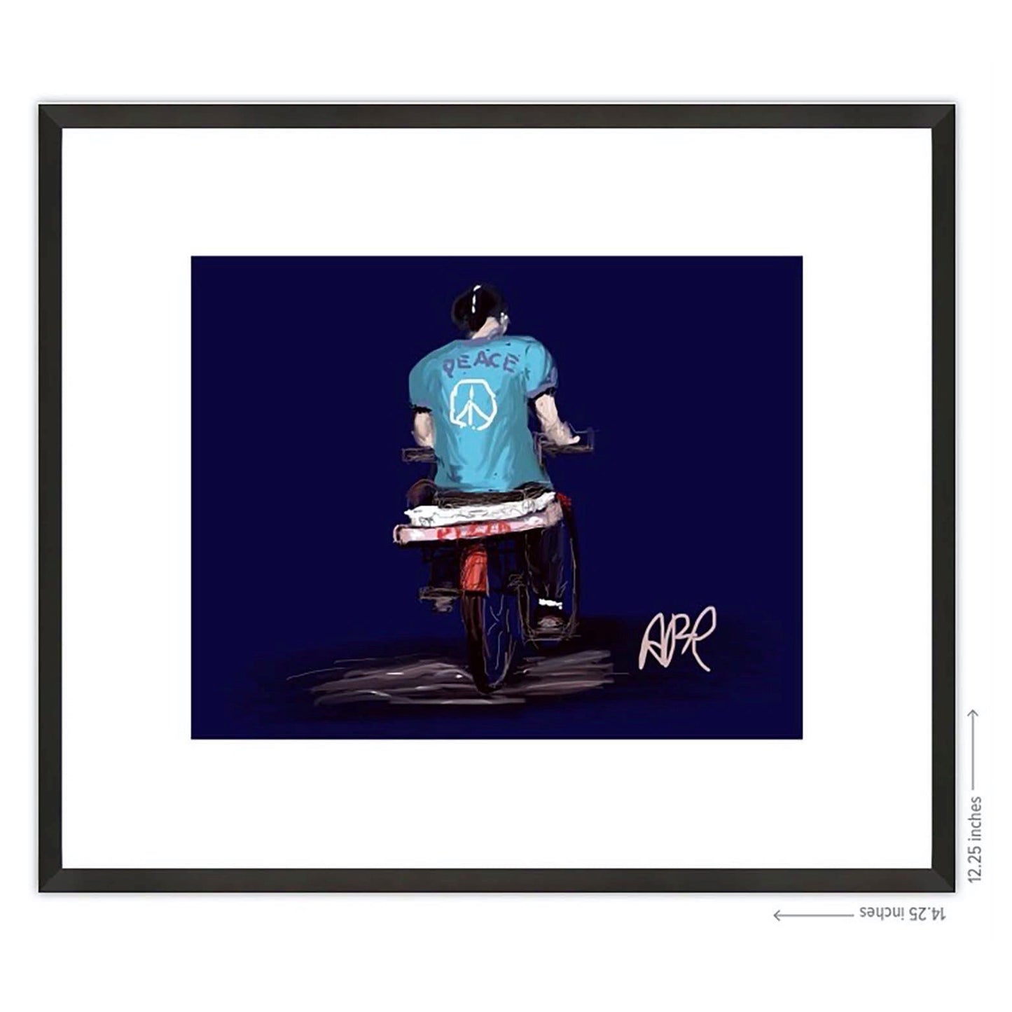 Pizza Framed Print - AFRArt2U