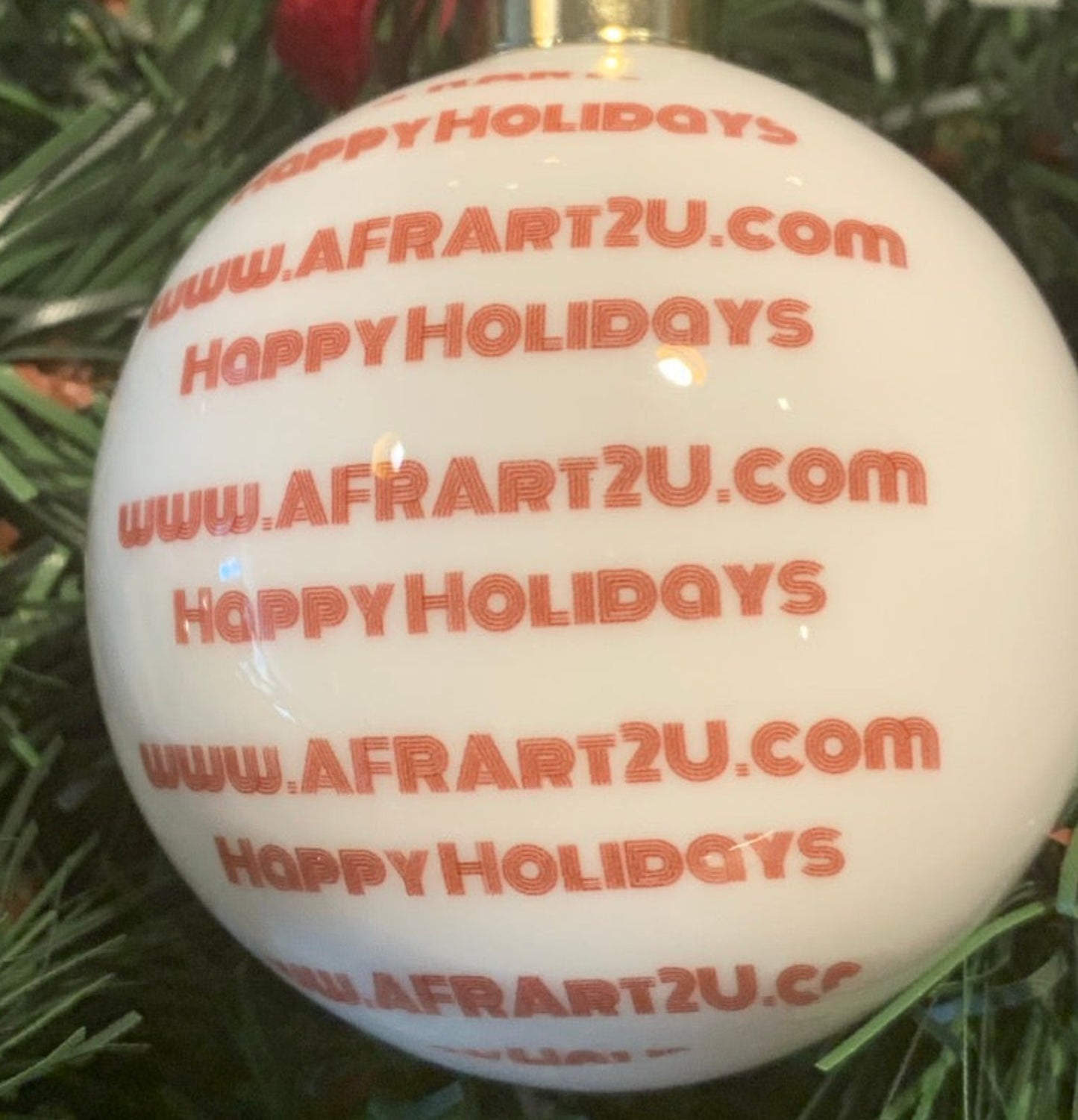 Porcelain Bauble Ornaments - AFRArt2U