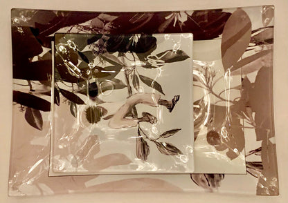 Plate Settings (1 medium and 1 small glass plate). In 6 prints. - AFRArt2U