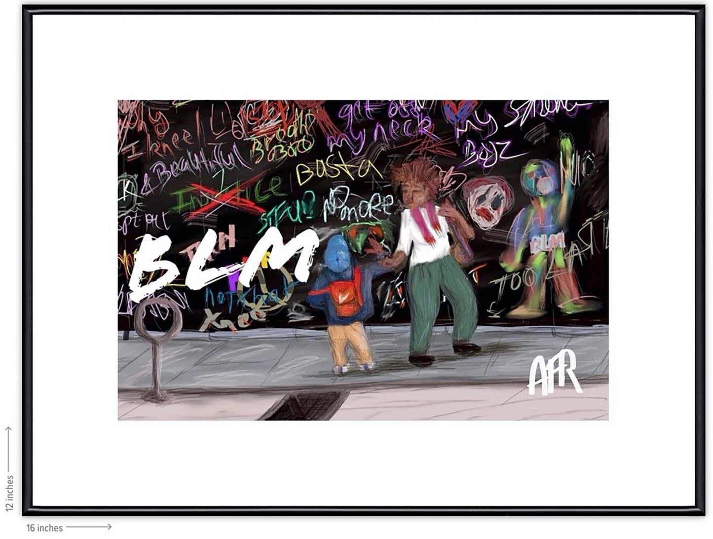 BLM and Protest Framed Prints - AFRArt2U