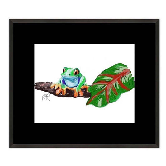 Amazon Tree Frog Framed Print - AFRArt2U