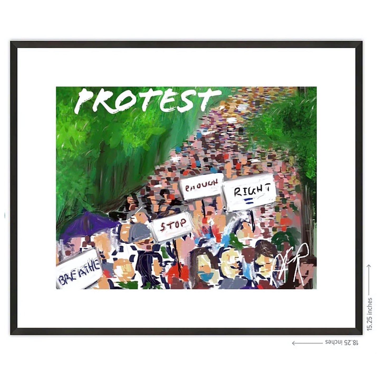 BLM and Protest Framed Prints - AFRArt2U